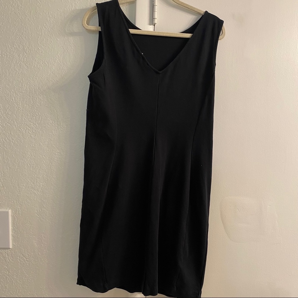 New York & Company Black Dress with Jeweled Accents Size XL - Picture 2 of 8